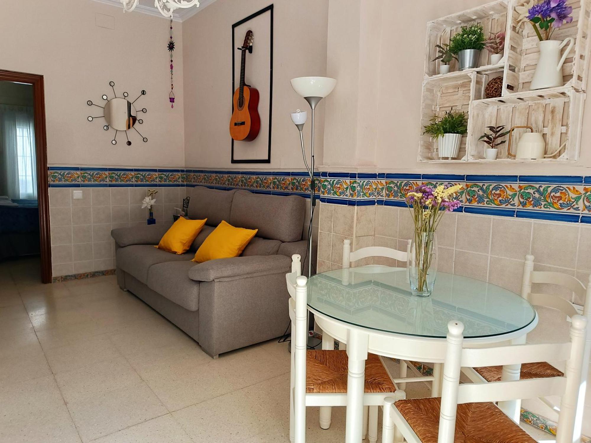 Tipico Y Pintoresco Patio De Vecinos, Con Encanto เซบีญา ภายนอก รูปภาพ